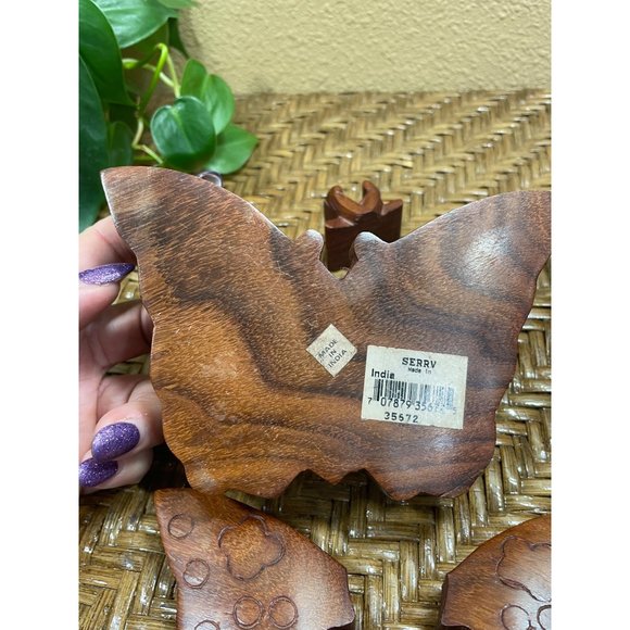 Butterfly Puzzle Box A Unique Twist To A Puzzle This 4 Piece - Picture 9 of 13